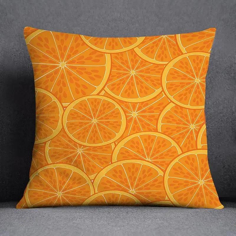Fruit Pattern Home Decoration Pillowcase Square Pillowcase Home Office Decoration Cushion Cover
