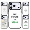 VEGAN ZITATE LIEBE GEMÜSE Handyhülle Für iPhone 17 Air 16 15 14 13 12 11 Pro Max Plus