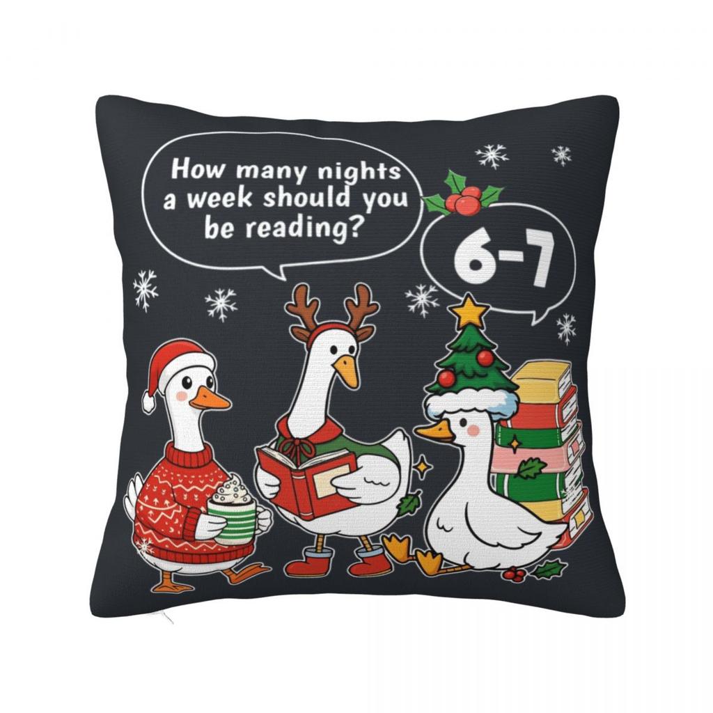 Christmas Funny Six Seven Meme Brainrot Santa Claus Pillow Case Cushion Cover Soft Pattern Pillow Cover Funny Pillowcases