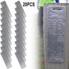 Bitki Etiketleri 82*25*0.5MM Alüminyum Su Geçirmez Su Geçirmez