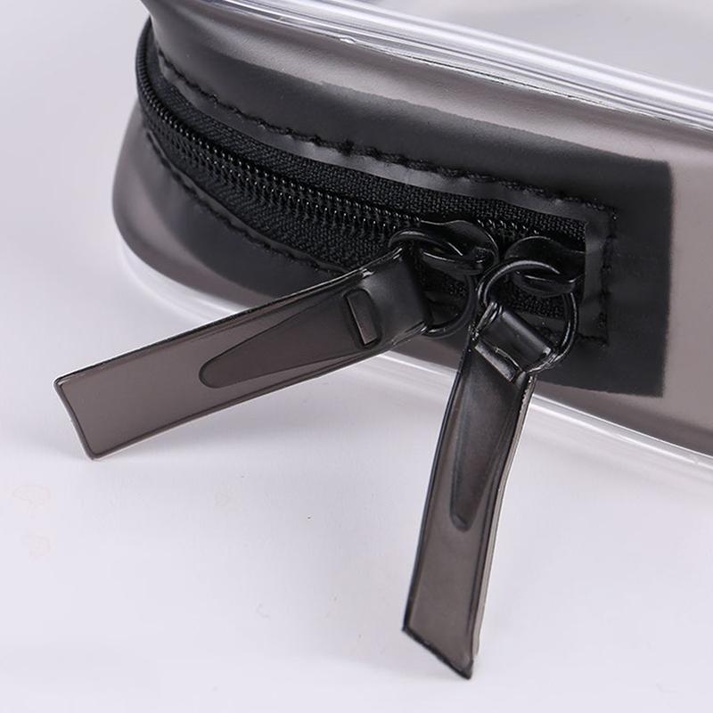 1/4pcs Transparent PVC Storage Bags Travel Organizer Clear Makeup Bag Beautician Cosmetic Bag Toiletry Cosmetic Storage Bag