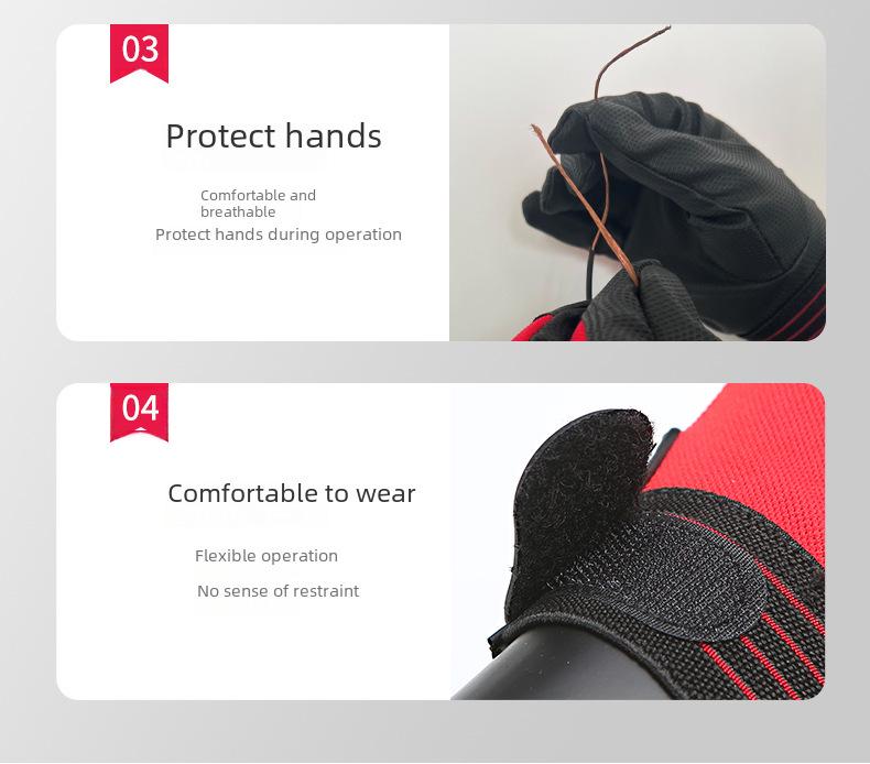 Hangjing Electric Shock Insulating Gloves: Thickened Gloves for Home and Industrial Use, 220V and 380V.
