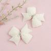 2Pcs Popular Pearls Bow Hair Clips Korean Style Hairpins Elegant Sweet Rhinestone Barrette For Girls Kids Headdress Accessories