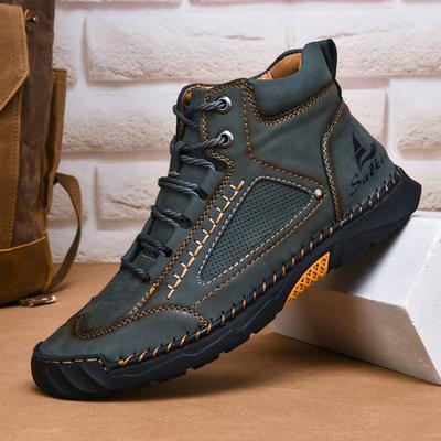 Stivaletti da Uomo Stivali di Lusso Fatti a Mano in Pelle Stivali Casual con Tomaia Alta Sneakers da Uomo di Alta Qualità Taglia Grande 48 Botas Hombre