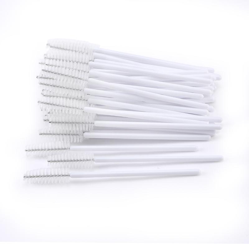 50Pcs Eyelash Extension Disposable Eyebrow Brush Mascara Wand Applicator Spoolers Eye Lashes Cosmetic Brushes Set Makeup Tools