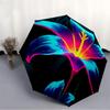 1pc Floral Bloom Automatic Open/Close Umbrella, Portable Folding Umbrella for Travel, Themed Events, It is suitable as a gift for various festivals, O
