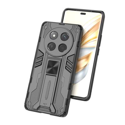 Hülle für Honor Magic7 Lite 5G Hülle Stoßfest Hart PC Rüstung Handyhülle für Magic 7 Lite Light Magnetischer Halter Ständer Rückseite