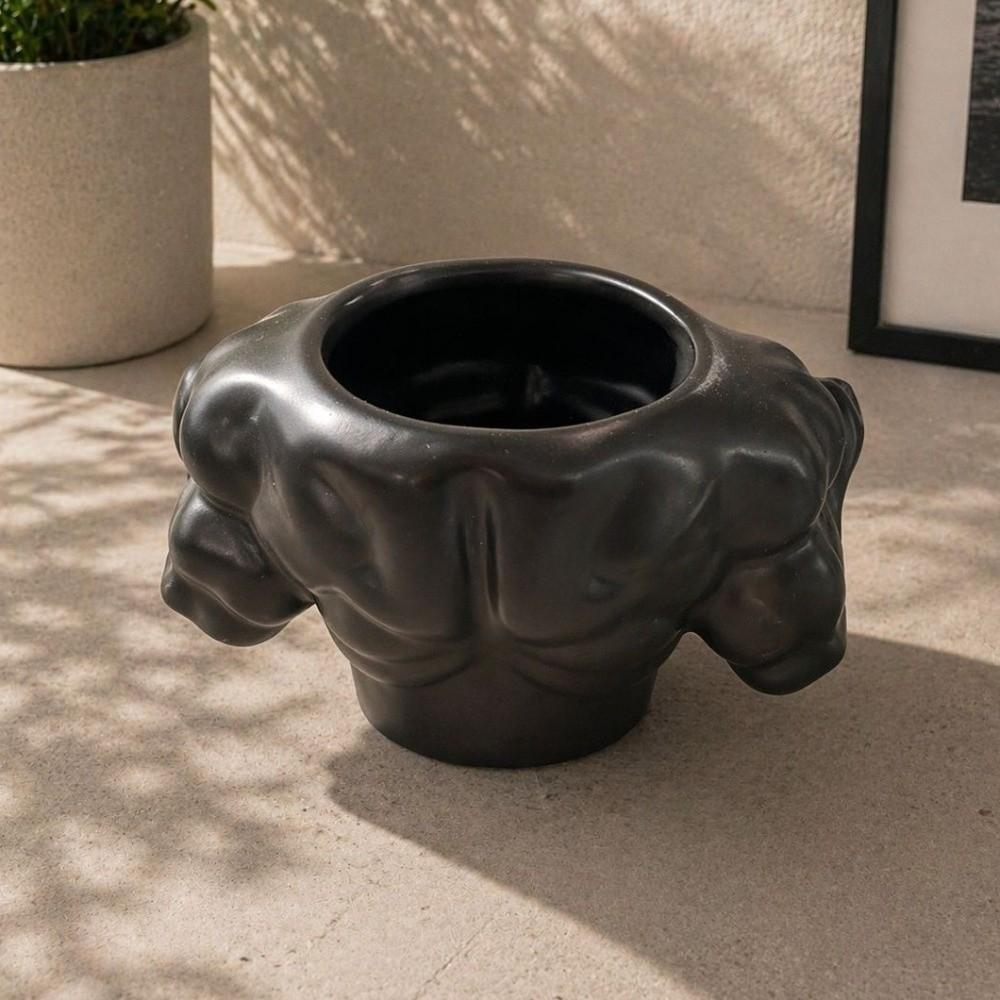 400 ml Keramik-Kaffeetasse Lustiger Stiftehalter mit männlicher Muskulatur Skurriler Wasserbecher Weihnachtsgeschenk