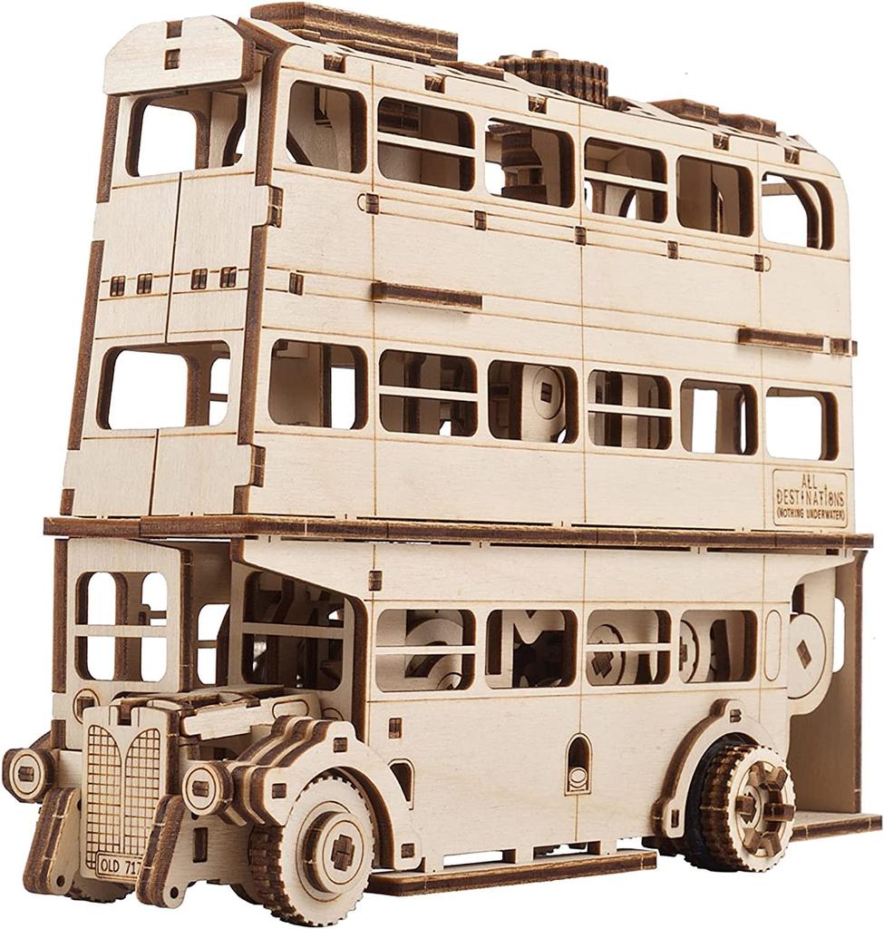 Ugears Harry Potter Night Knight Bus 70172 Wooden Puzzle, Crafts & Models, No Glue or Tools Required, for Adults