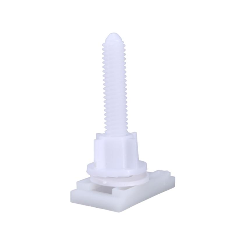 Bathroom Fixture Fasteners Convenient Toilet Cover Screw Bolts Toilet Lid Mounting Set Essential Toilet Installation Set