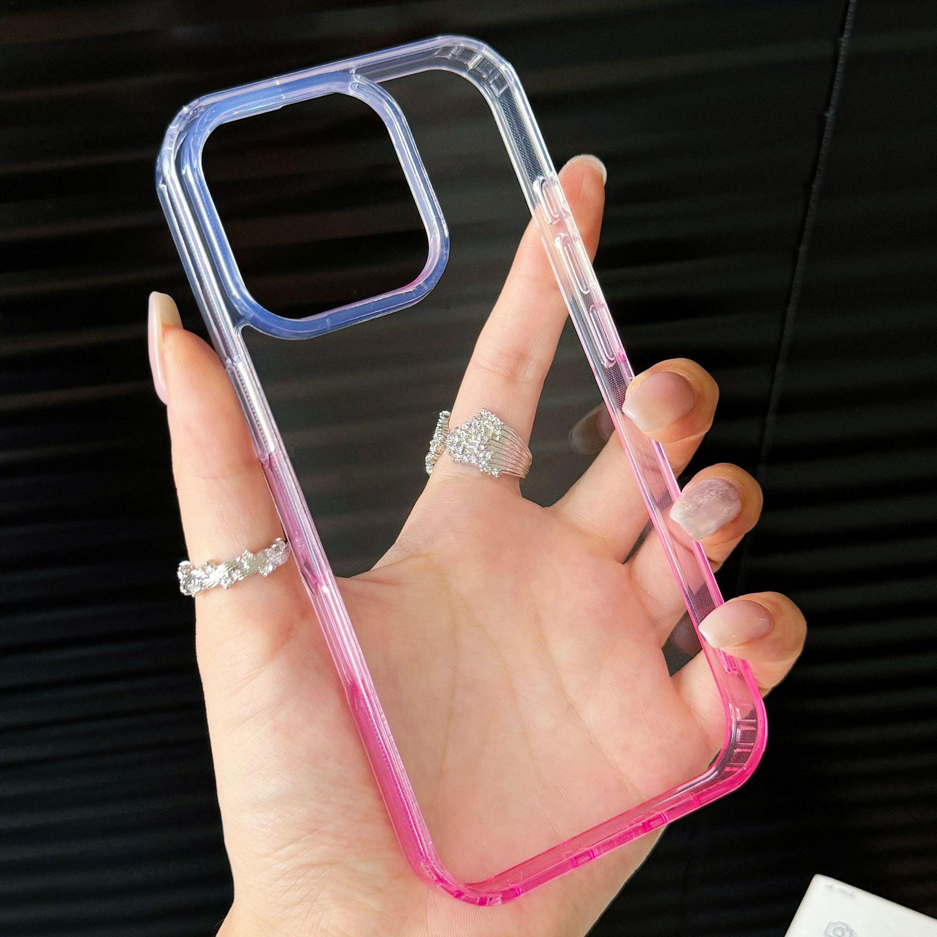 

Чехол для телефона с двухцветным градиентом для Apple 16 Pro Max/14 Pro iPhone 16