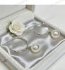 S925 Sterling Silver Pearl Dangle Earrings - Elegant, Lightweight, and Fashionable