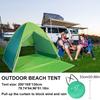 Large 2-3 person family compact and durable portable pop-up beach tent, including 6 ground stakes for fixing. Comes with a stora