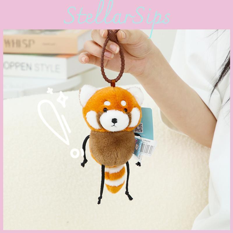 Adorable 19cm Panda Plush Pendant Soft Toy Cute Animal Doll For Kids Birthday Gifts