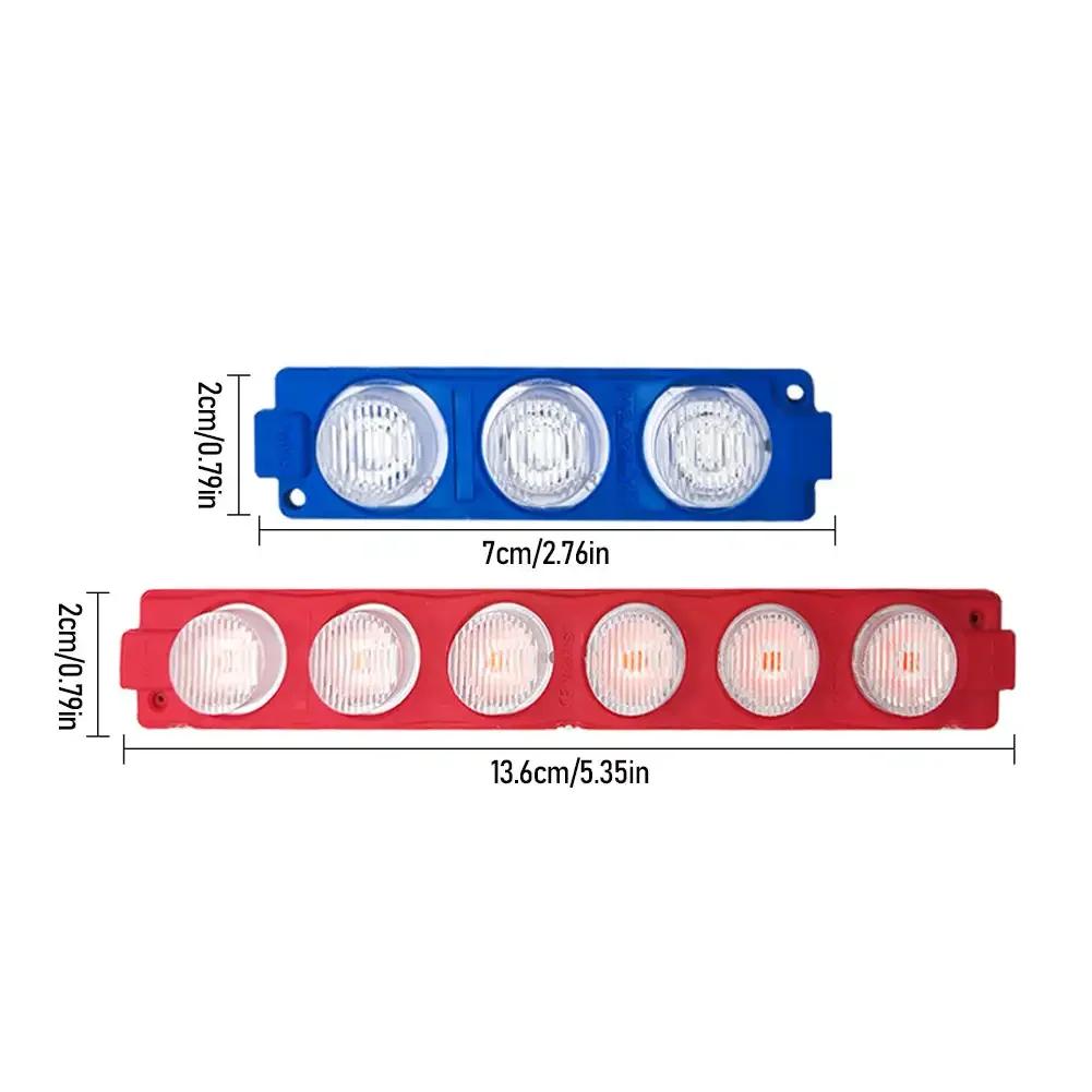2 Stücke 6/12LED Strobe Warnung Blinkt Grille Warnen Notfall Licht Für Auto Lkw Atmosphäre Lichter Für Auto Motorrad led Licht