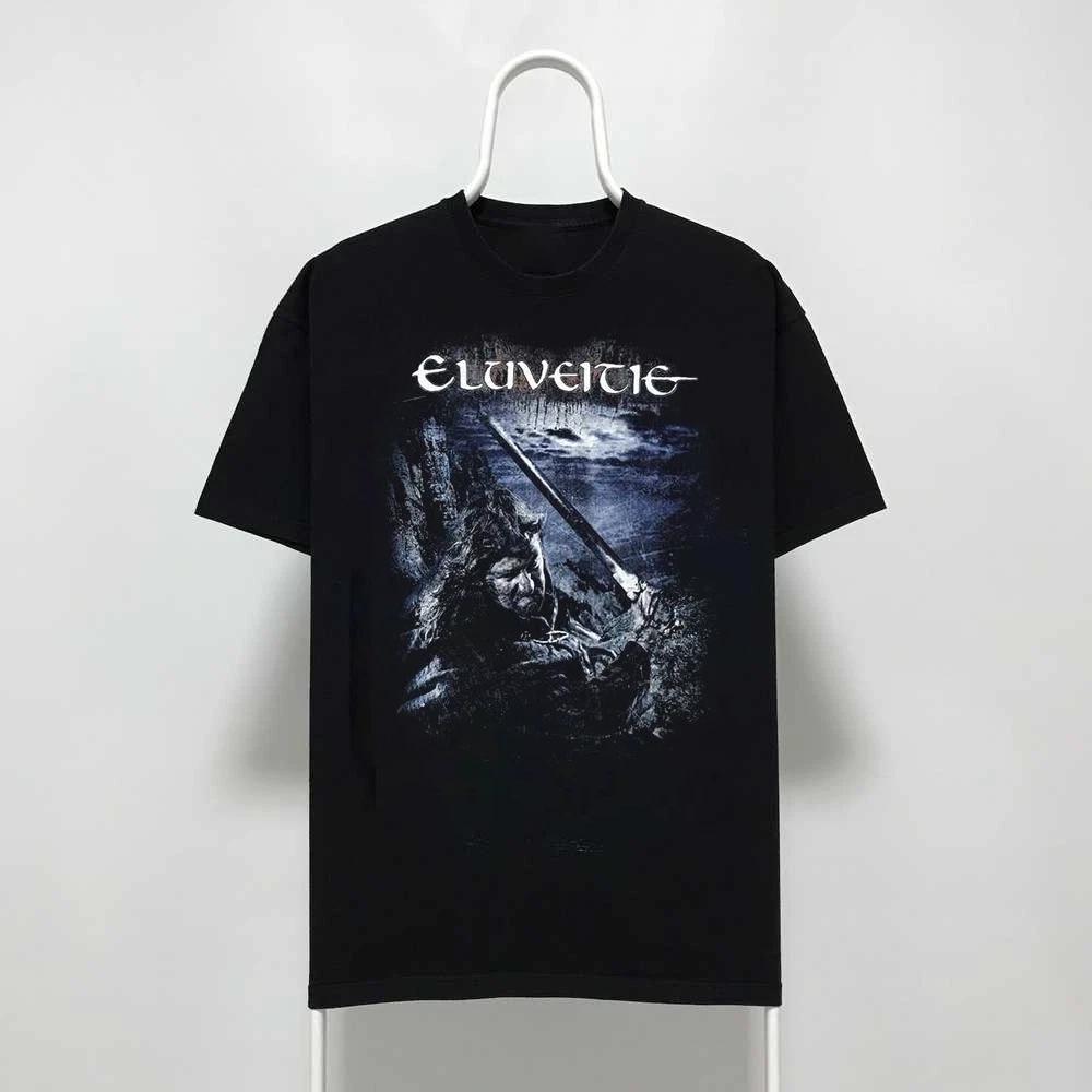 Vintage Eluveitie Band Rare Folk Metal 2side T-shirt Size S to 5XL 2F936 XXXL