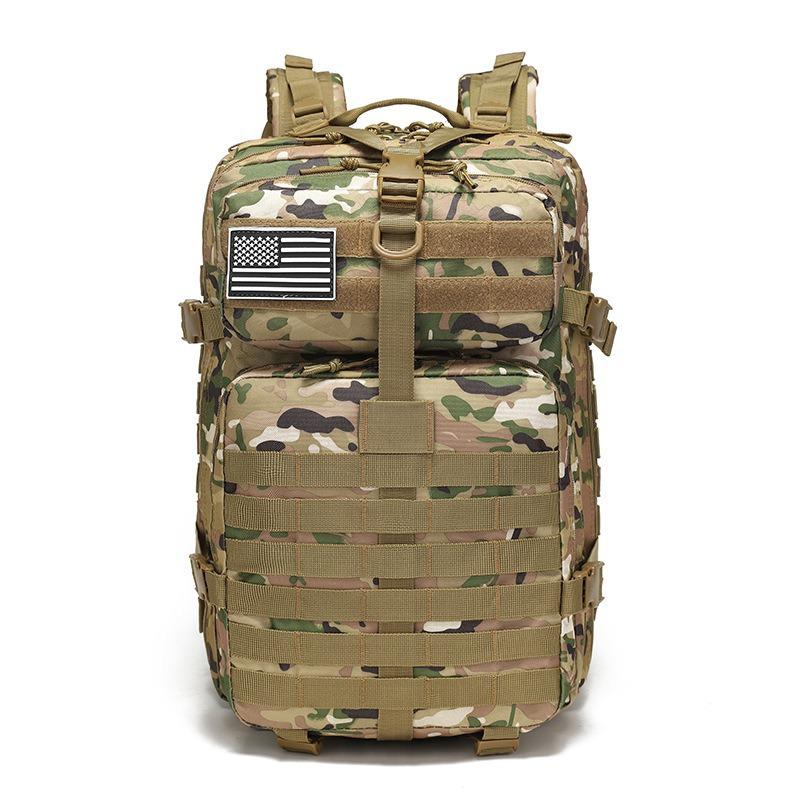 Camouflage Tactical Mesh Backpack for Outdoor Activities - Ideal for Hiking, Camping, and Cycling