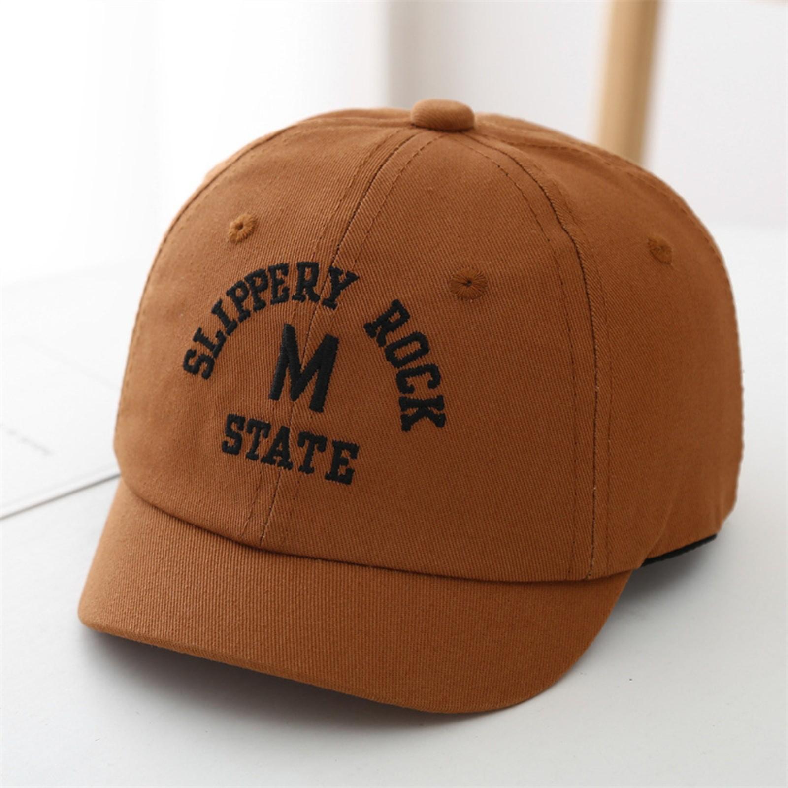 

Детская шапка-бейсболка, шляпа от солнца One Size коричневый