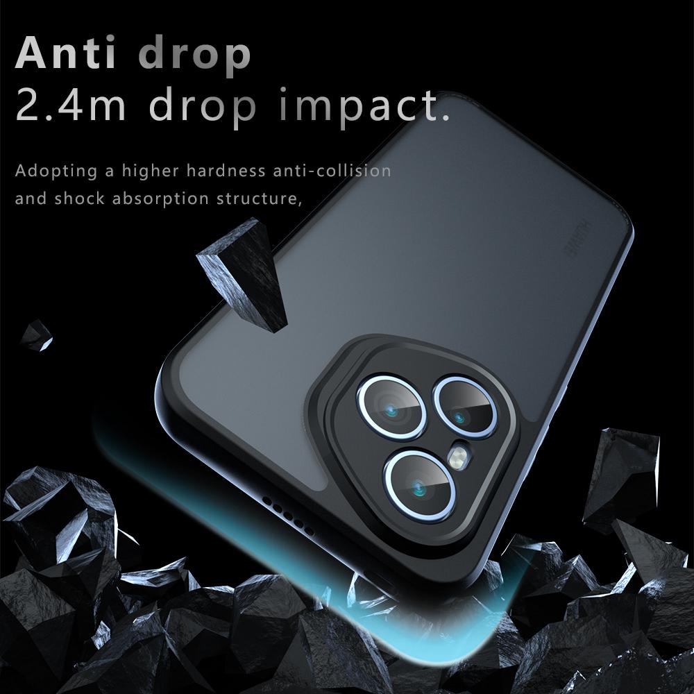 For Honor 400 Pro Global Case Honor 400 Pro Global Cover Luxury Matte PC + TPU Shockproof Protective Phone Cover Honor 400 Pro