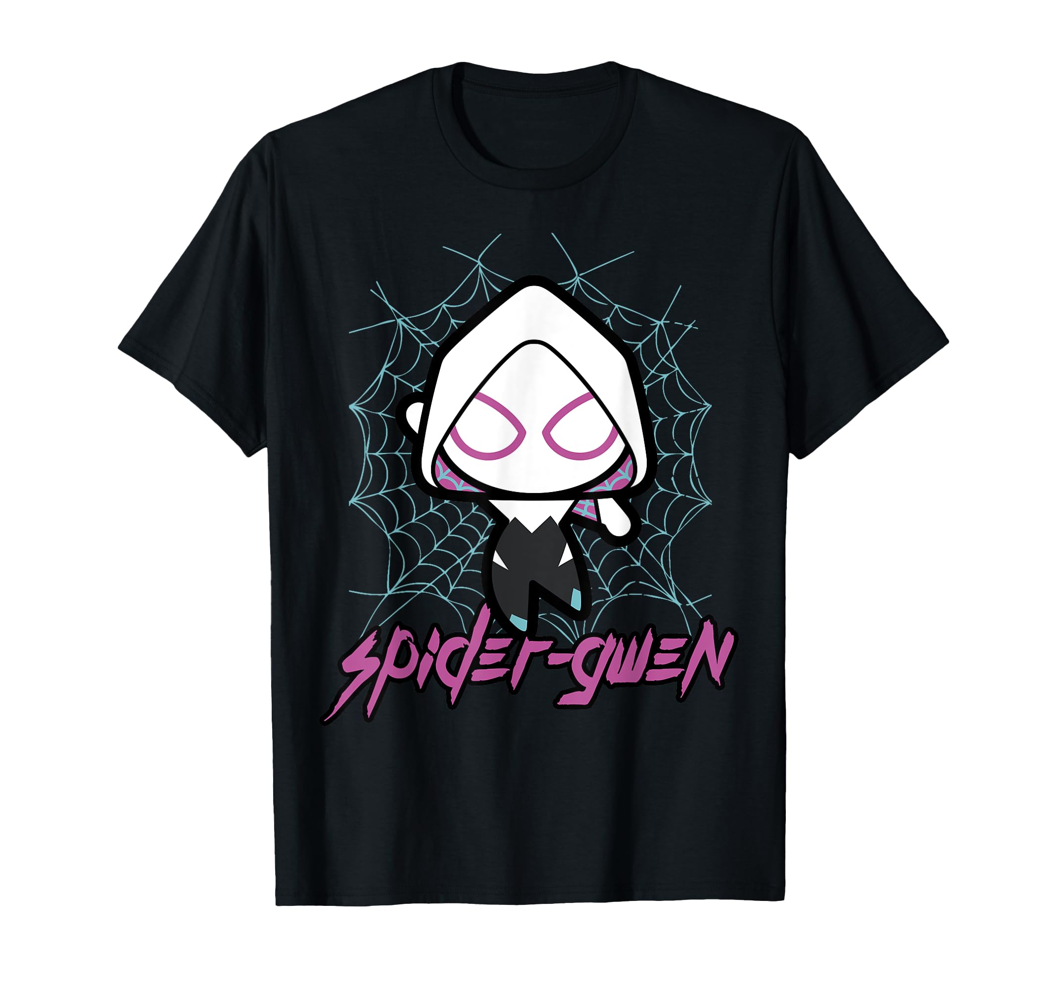 

Marvel Comics Classic Spider-Gwen Cute Kawaii Action Hero T-Shirt