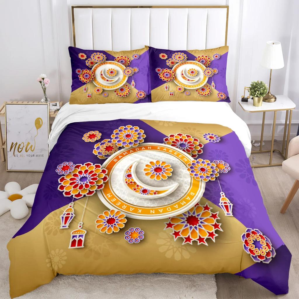 Muslim Prayer Kawaii  Bedding Sets New Greek Key Meander Duvet Cover Sets Bed Linens Queen King Size Modern Geometric Bedspread