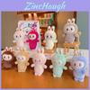 Labubu Rabbit Plush Keychain Cute Cartoon Animal Pendant For Girls Gifts