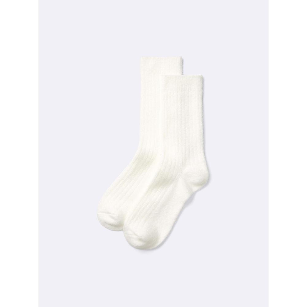 Gu By Uniqlo Style Heat Crew Socks  Brushed 