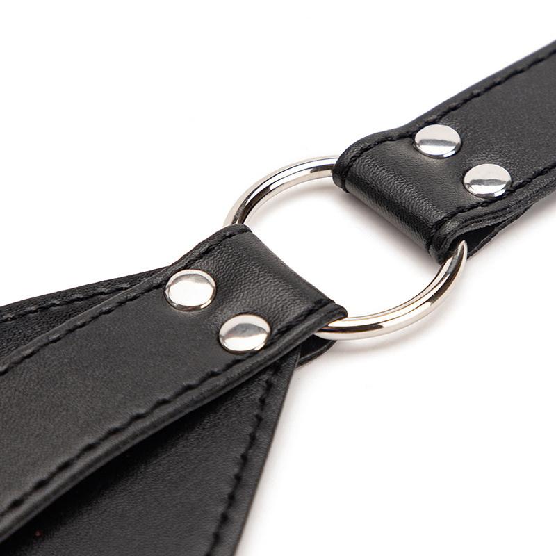 Adult Games Leather Blindfold Flirt Sex Toy Flirting Toys Spanking Sex Toy Eye Mask Sleeping Masquerade Cat Eye