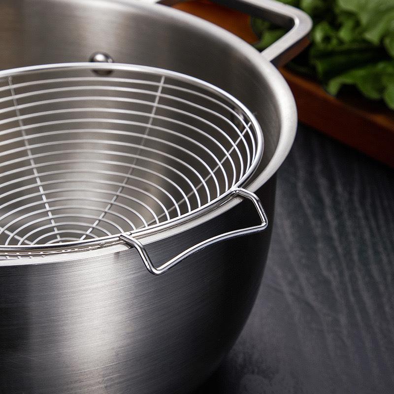 Stainless Steel Noodle Strainer & Kitchen Sieve