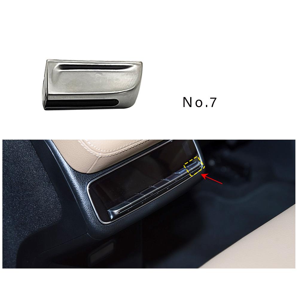 For Mercedes Benz W167 GLE GLS Rear Air Conditioning Switch Adjustment Button Rear Multimedia Switch Button Cover