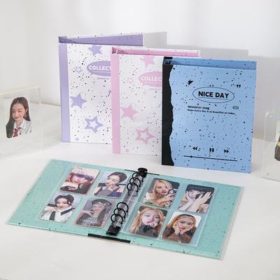 Álbum de Ídolo A5 Álbum de Armazenamento de Cartões Pequenos Porta Fichários de Photocards Livro de Coleção de Estrelas Kpop Página Interna de Quatro Palácios Álbumes De Fotos
