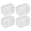 4pcs Pet Fountain Replacement Filters Activated Carbon Filter for Cat Dog Water Feeder(Lotus Filter