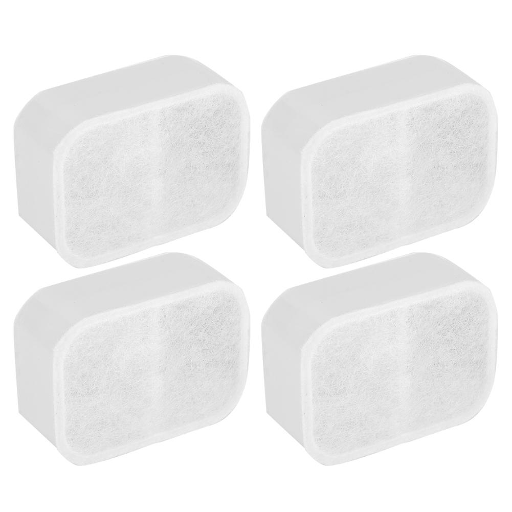 4pcs Pet Fountain Replacement Filters Activated Carbon Filter for Cat Dog Water Feeder(Lotus Filter