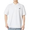 New Balance Polo Shirts Unisex White Polo Collar Moderate Straight Fit (Unisex) Polo Shirts 5FD24481 WT