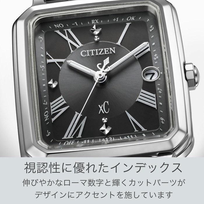 [CITIZEN] xC ES9500-69E Radio Watch Titanium Silver/Black Women's