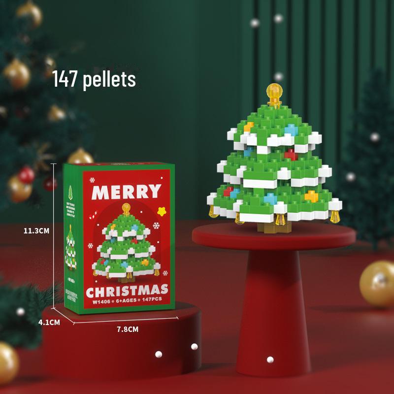 Christmas-Themed Building Blocks: Compatible with Lego, Features Santa & Reindeer