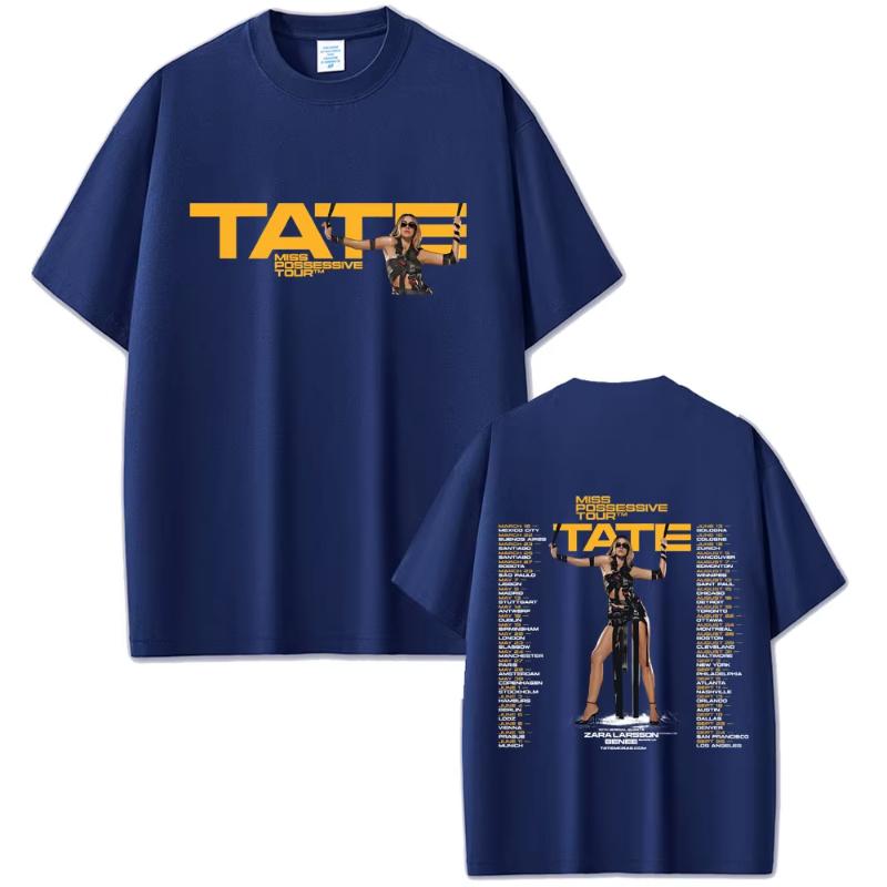 

Tate McRae 2025 Concert Tshirt So Close To What Album Miss Possessive Tour 2025 T Shirts Unisex Womens Fashion Oversized Tshirt S