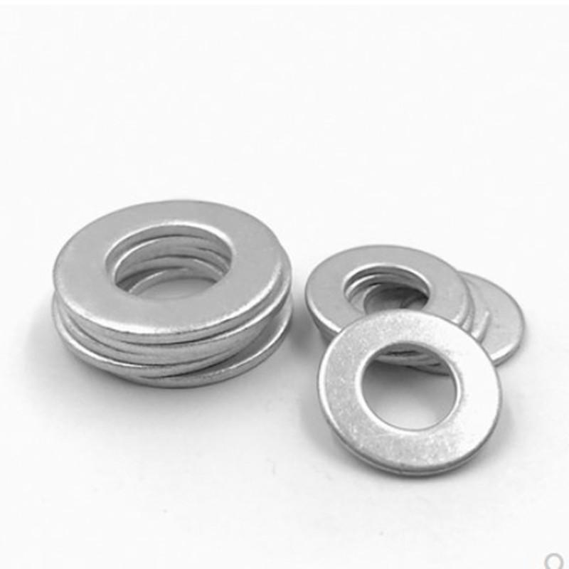 20PCS m4 m5 M6 M7 M8 M9 M10 M11 to M22 Aluminum Flat Washer Ring Gasket Sump Plug Oil Seal Fittings Washer thickness 1.5mm