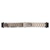 Watch Band Replacement Stainless Steel Dual Buckle 24mm for Garmin Fenix 7S 6S 5S Silver