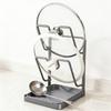 MXLA Pot Lid Stand Wide Base Support Large Lids Thick Cutting Boards
