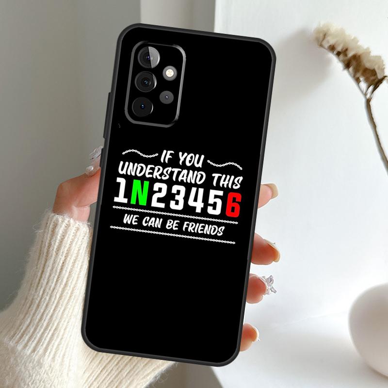 1N23456 Motorcycle Case For Samsung Galaxy A55 A15 A35 A56 A06 A16 A26 A36 A32 A52 A13 A33 A53 A14 A34 A54 A17