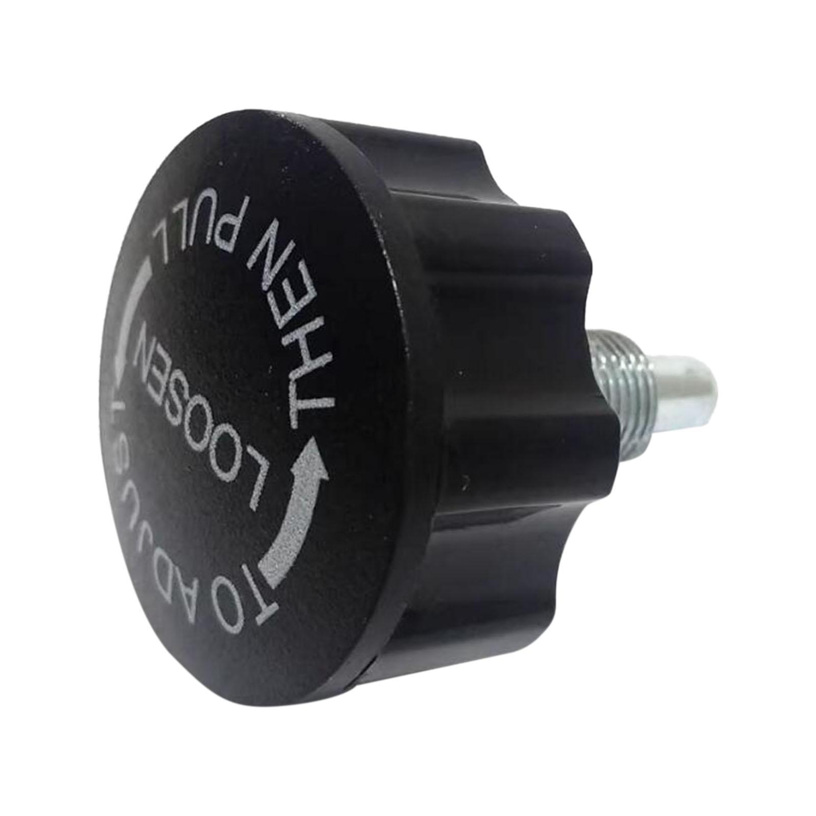 

Replacement Bike Knob, Pull Pin Spring Knob, Spherical Fitness Equipment Accessory for Exercise Bikes чорний