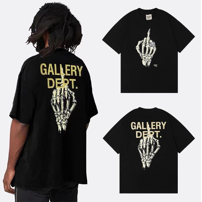ROADVIBE Maglietta Vintage High Street Galleria Dept Camicia Stampata T-shirt con Stampa di Lettere alla Moda Maglietta Casual Girocollo T-shirt Donna Top Estivo di Marca