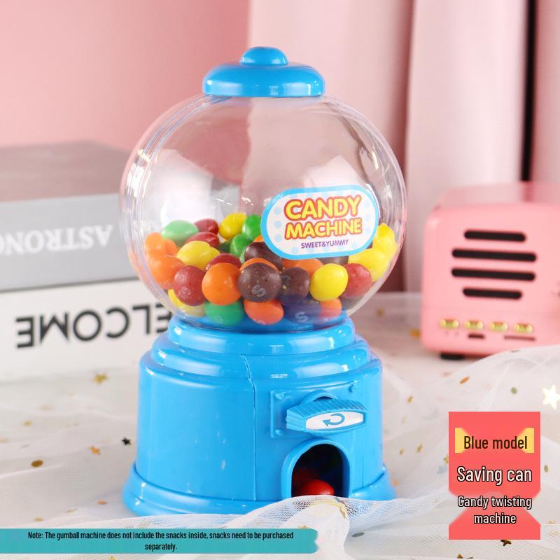 Kore Tarzı Mini Sakız Otomatı Şeker Kutusu Düğünler ve Çocuklar İçin Hediye - Şeker Saklama Oyuncak ve Kumbarası