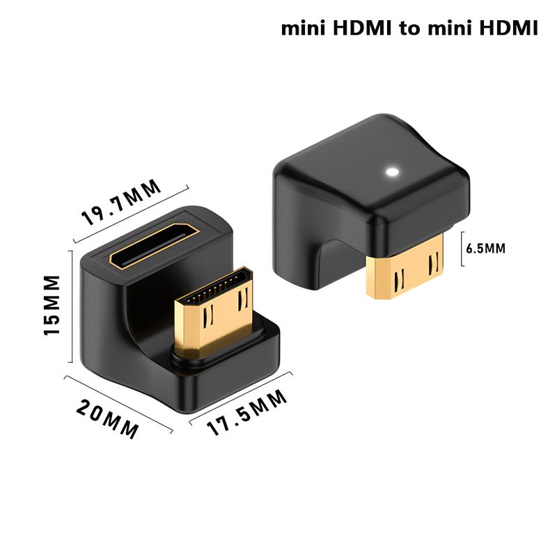 Převodník mini HDMI na HDMI Adaptér Video přehrávač 1080P 2K 4K 60Hz Pro Mini PC HDTV HD Počítač Projektor Pro Switch PS5 Xbox