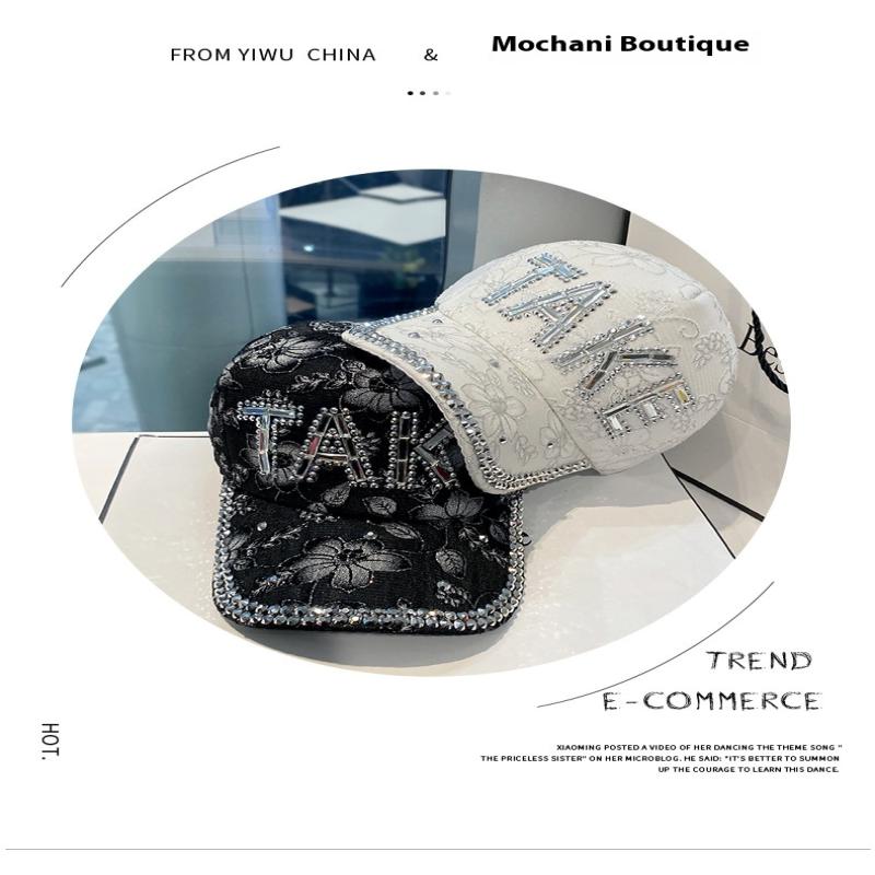 Embellished  Baseball Cap - Stylish Street Style Trucker Cap For Sun Protection - Adjustable, Breathable