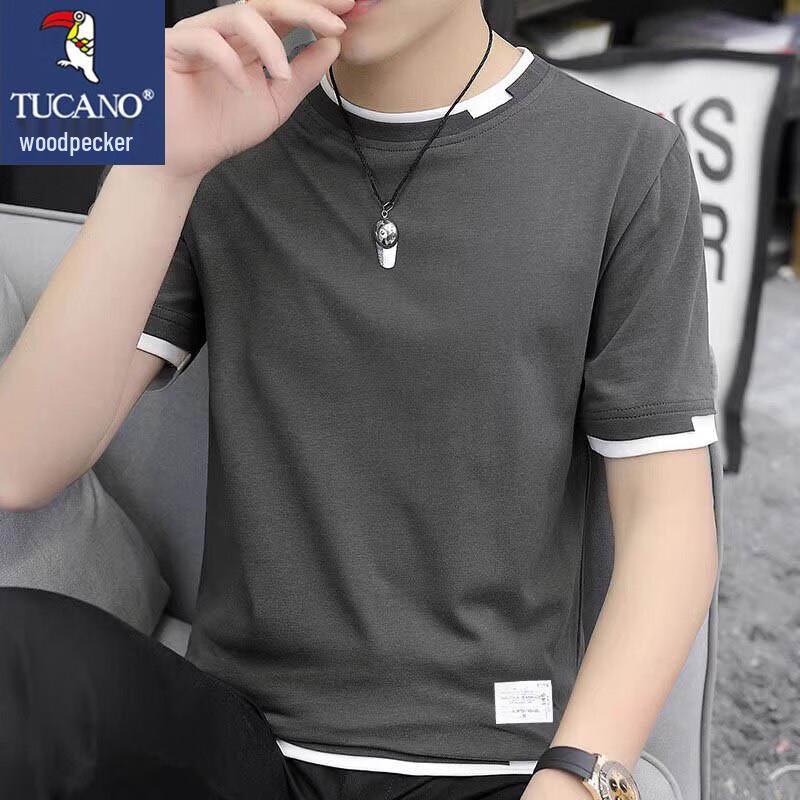 TUCANO Men s Layered Look Short Sleeve T-Shirt 3XL