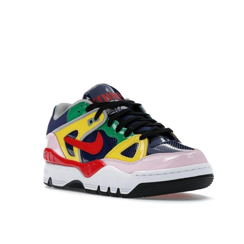 Nigo x Nike Air Force 3 Low SP Blue Void Unisex Sneakers Flerfärgad University-Röd Tour-Gul HQ1458-400