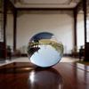 Chinese Style Crystal Balls With Transparent Glass For Collectors And Decorations