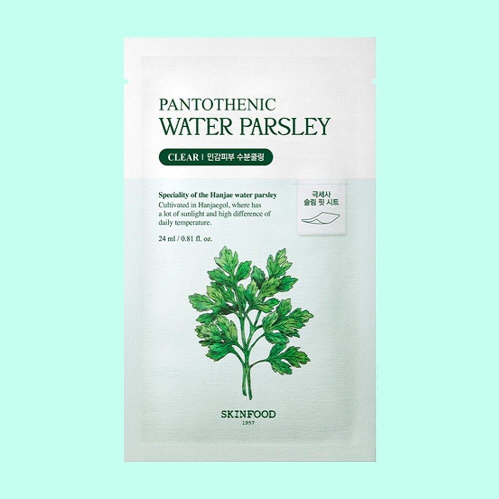 

Skinfood Pantothenic Water Parsley Mask 24ml 1 sheet